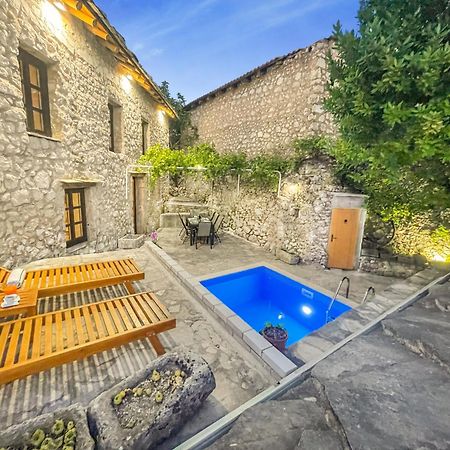 Villa Historic Pocitelj With Pool And Incredible Views On The River And Landmarks Esterno foto