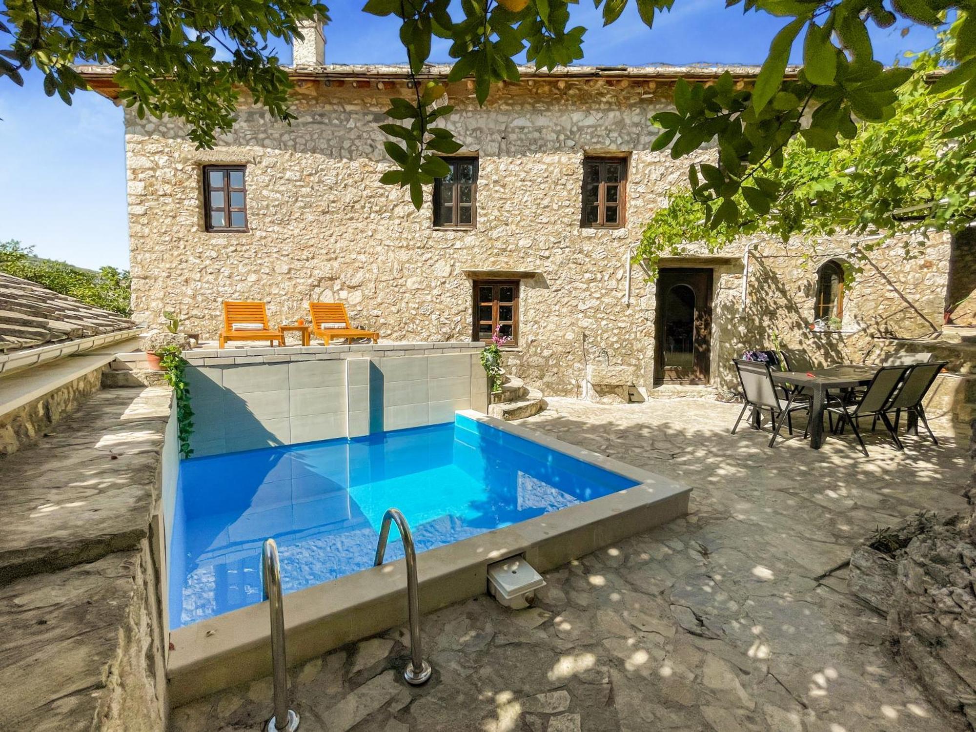 Villa Historic Pocitelj With Pool And Incredible Views On The River And Landmarks Esterno foto